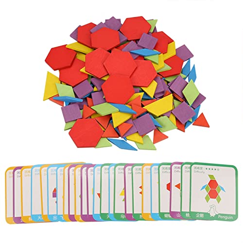 Buntes Holzpuzzle -Board -Set Kinder Kinder Kleinkinder Bildungsspiel Spielzeug Spielzeug Buntes Holzpuzzle -Board -Set Kinder Kinder Kleinkinder Bildungsspiel Spielzeug Spielzeug von petjoyful