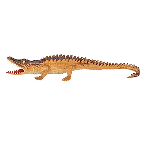 petjoyful Weiche Plastik Reptilien Tiermodell mit Sound Kids Pädagogische Anti -Stress -Entlüftung Spielzeug (Dunkel) von petjoyful