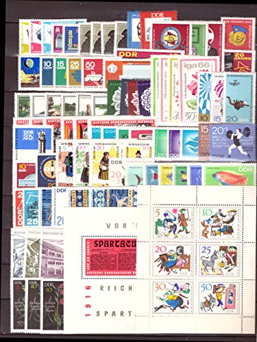 philaseum Briefmarken DDR Jahrgang 1966, Postfrisch - komplett philaseum Briefmarken DDR Jahrgang 1966, Postfrisch - komplett von philaseum