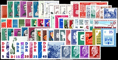 philaseum Briefmarken: DDR Jahrgang 1961 Mi.Nr. 807-868, Postfrisch - komplett philaseum Briefmarken: DDR Jahrgang 1961 Mi.Nr. 807-868, Postfrisch - komplett von philaseum