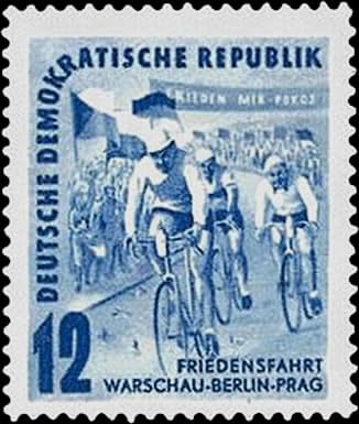 philaseum Briefmarken DDR 1952, Mi.Nr. 307, Friedensfahrt, Postfrisch philaseum Briefmarken DDR 1952, Mi.Nr. 307, Friedensfahrt, Postfrisch von philaseum