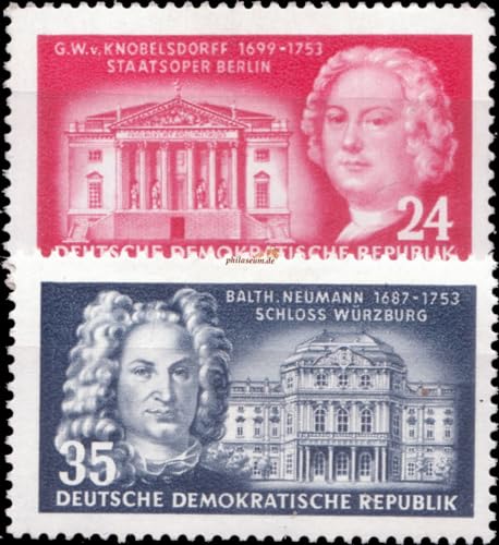 philaseum Briefmarken DDR 1953, Mi.Nr. 382-383, Baumeister, Postfrisch ** philaseum Briefmarken DDR 1953, Mi.Nr. 382-383, Baumeister, Postfrisch ** von philaseum