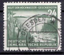 philaseum Briefmarken DDR 1954, Mi.Nr. 431, Hochwassergeschädigte, Gestempelt philaseum Briefmarken DDR 1954, Mi.Nr. 431, Hochwassergeschädigte, Gestempelt von philaseum