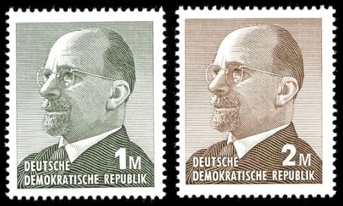 philaseum Briefmarken DDR 1969, Mi. Nr. 1481-1482, Freimarken: Staatsratsvorsitzender Walter Ulbricht, Postfrisch philaseum Briefmarken DDR 1969, Mi. Nr. 1481-1482, Freimarken: Staatsratsvorsitzender Walter Ulbricht, Postfrisch von philaseum