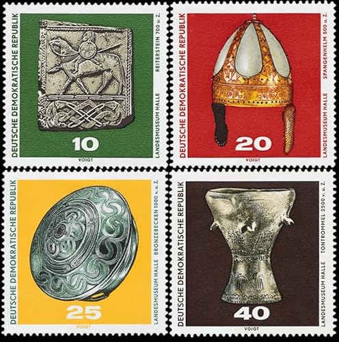 philaseum Briefmarken DDR 1970, Mi.Nr. 1553-1556, Archäologische Funde. Postfrisch philaseum Briefmarken DDR 1970, Mi.Nr. 1553-1556, Archäologische Funde. Postfrisch von philaseum