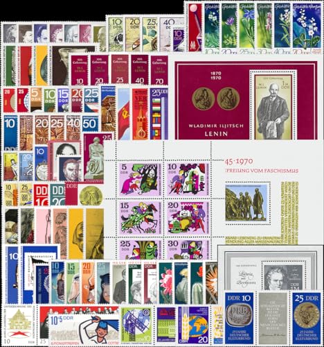 philaseum Briefmarken DDR Jahrgang 1970, komplett - Postfrisch philaseum Briefmarken DDR Jahrgang 1970, komplett - Postfrisch von philaseum