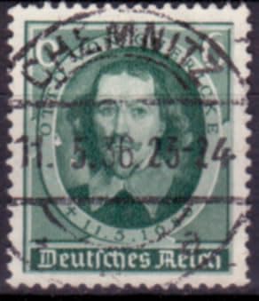 philaseum Briefmarken Deutsches Reich 1936, Mi.Nr. 608, Otto von Guericke, Gestempelt philaseum Briefmarken Deutsches Reich 1936, Mi.Nr. 608, Otto von Guericke, Gestempelt von philaseum