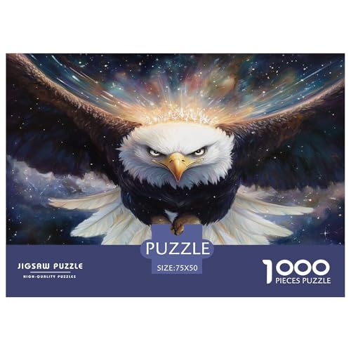 Adler Puzzle 1000 Teile Für Erwachsene Und Kinder Ab 14 Jahren Für Stressabbauer Puzzel 1000pcs (75x50cm) von phszbzs