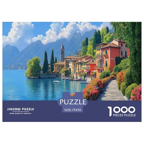 Comer See Puzzle 1000 Teile Puzzle Für Erwachsene Und Kinder Ab 14 Jahren Puzzel 1000pcs (75x50cm) von phszbzs