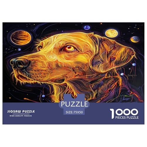 Der Labrador Retriever Puzzle 1000 Teile Puzzle Für Erwachsene Und Kinder Ab 14 Jahren Puzzel 1000pcs (75x50cm) von phszbzs