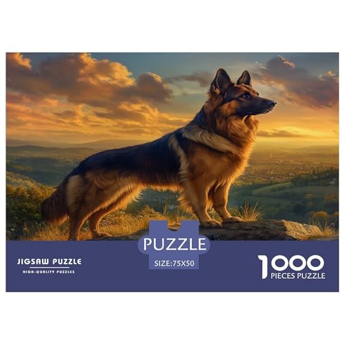 Deutscher Schäferhunds Puzzles1000 Teile, Puzzle Für Erwachsene, Geschicklichkeitsspiel Für Die Ganze Familie, Klassische Puzzle,Geburtstagsgeschenk Erwachsenen Puzzlespiel Puzzel 1000pcs (75x50cm) Deutscher Schäferhunds Puzzles1000 Teile, Puzzle Für Erwachsene, Geschicklichkeitsspiel Für Die Ganze Familie, Klassische Puzzle,Geburtstagsgeschenk Erwachsenen Puzzlespiel Puzzel 1000pcs (75x50cm) von phszbzs