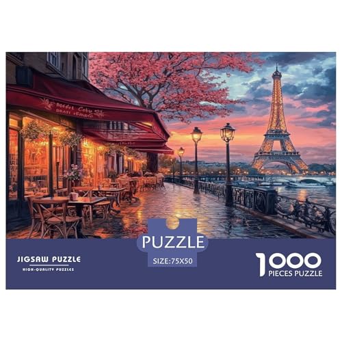 Eiffelturm Puzzle 1000 Teile Puzzle Für Erwachsene Und Kinder Ab 14 Jahren Puzzel 1000pcs (75x50cm) von phszbzs