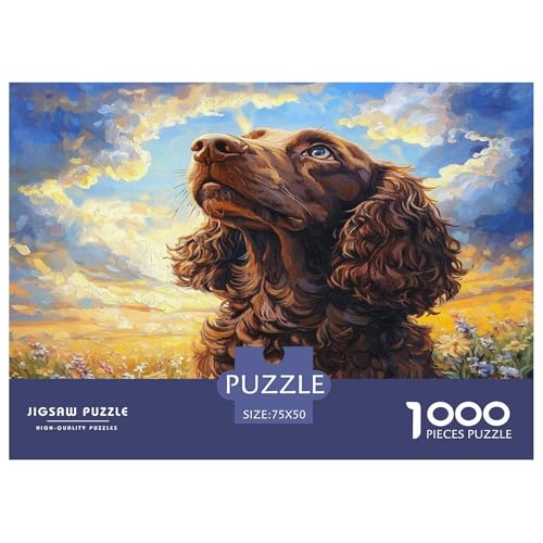 Irischer Setter 1000 Teile Puzzle Für Erwachsene, Hochwertige Recycelbare MateriAußerirdische Und Druck Puzzlespiel, Familienspiel, Geschenk Für Liebhaber Oder Freunde Puzzel 1000pcs (75x50cm) von phszbzs