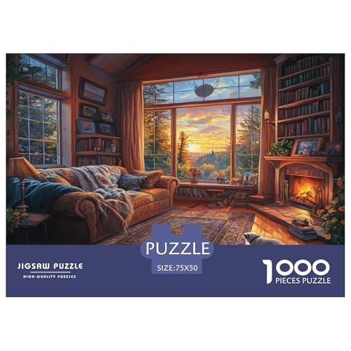 Komfortable Kabine Puzzles1000 Teile, Puzzle Für Erwachsene, Geschicklichkeitsspiel Für Die Ganze Familie, Klassische Puzzle,Geburtstagsgeschenk Erwachsenen Puzzlespiel Puzzel 1000pcs (75x50cm) von phszbzs
