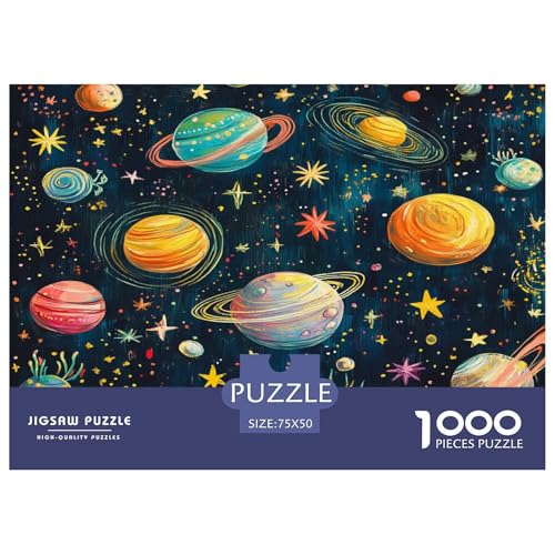 Kosmische Galaxie Puzzle 1000 Teile Puzzle Für Erwachsene Und Kinder Ab 14 Jahren Puzzel 1000pcs (75x50cm) von phszbzs
