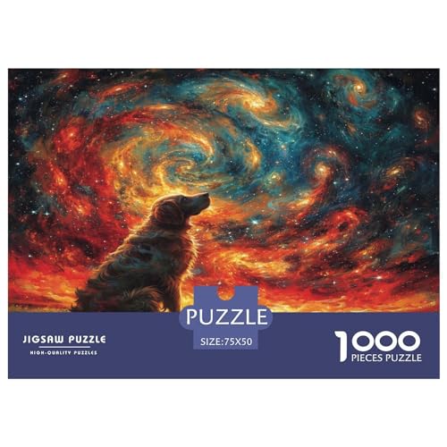 Lächeln Hund Puzzle 1000 Teile Erwachsene Puzzles Für Erwachsene Klassische Puzzles 1000 Teile Erwachsene Puzzlespiel Schwer Pädagogisches Spielzeug Erwachsene Kinder Puzzel 1000pcs (75x50cm) von phszbzs