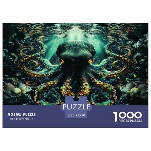 Leopard Puzzle 1000 Teile Puzzle Für Erwachsene Und Kinder Ab 14 Jahren Puzzel 1000pcs (75x50cm) von phszbzs