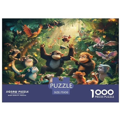 Löwe Puzzlespiel 1000 Teile Puzzle Für Erwachsene Und Kinder Ab 14 Jahren, Erwachsenen Puzzlespiel Puzzel 1000pcs (75x50cm) von phszbzs