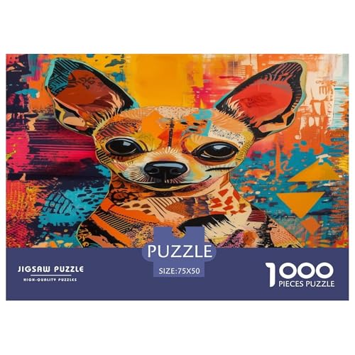 Maltesisch Puzzles1000 Teile, Puzzle Für Erwachsene, Geschicklichkeitsspiel Für Die Ganze Familie, Klassische Puzzle,Geburtstagsgeschenk Erwachsenen Puzzlespiel Puzzel 1000pcs (75x50cm) von phszbzs
