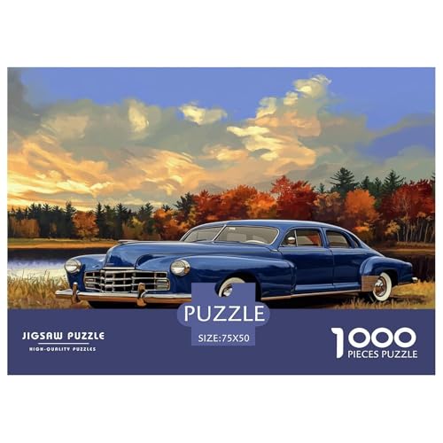 Old Style Sedan Puzzlespiel 1000 Teile Erwachsene -Puzzle 1000 Stück Spiel Puzzles Für Erwachsene Kinder Puzzle Erwachsenen Puzzlespiel Puzzel 1000pcs (75x50cm) von phszbzs