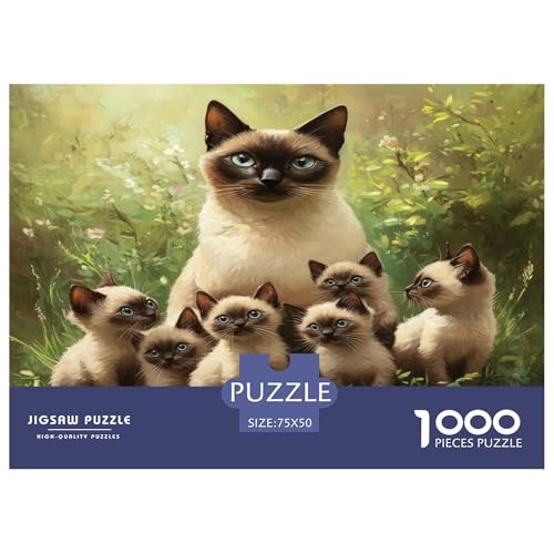 Russisches Blau Puzzle 1000 Teile Erwachsener Kniffel Spaß Für Die Ganze Familie - Abwechslungsreiche 1000 Puzzleteilige Motive Puzzle Erwachsene, Puzzel 1000pcs (75x50cm) von phszbzs
