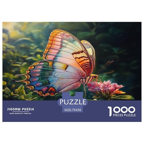 Schmetterling Puzzle 1000 Teile Puzzle Für Erwachsene Und Kinder Ab 14 Jahren Puzzel 1000pcs (75x50cm) von phszbzs