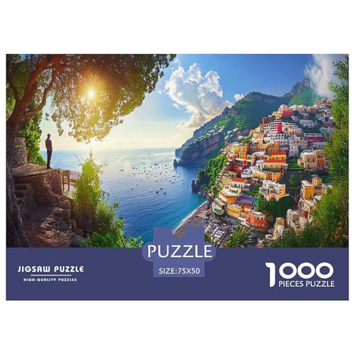 Sonnenuntergang im Hafen Puzzle 1000 Teile Puzzle Für Erwachsene Und Kinder Ab 14 Jahren Puzzel 1000pcs (75x50cm) von phszbzs