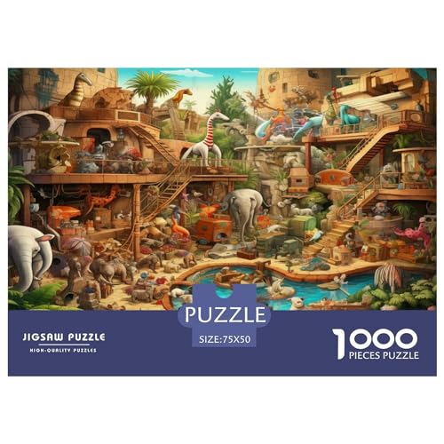 Tierwelt Puzzle 1000 Teile Puzzle Für Erwachsene Und Kinder Ab 14 Jahren Puzzel 1000pcs (75x50cm) von phszbzs