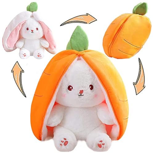 phxdance Osterhase Plüschtier, 18cm Karotte Kuscheltier Kawaii Hase Stofftier Hasen Verstecken Und Suchen Ausgestopftes Spielzeug Plush Hasen Karotte, Kuscheltier Osterhase Puppe Geschenk Für Kinder phxdance Osterhase Plüschtier, 18cm Karotte Kuscheltier Kawaii Hase Stofftier Hasen Verstecken Und Suchen Ausgestopftes Spielzeug Plush Hasen Karotte, Kuscheltier Osterhase Puppe Geschenk Für Kinder von phxdance