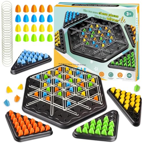 Ketten Dreieck Schachspiel, Triggle Spiel Gummibänder, Triggle Spiel Schach, Dreieck Schach Brettspiel, Kettendreieck Schachspiel, Triggle Geometrisches Schachspiel für 2-4 Personen Ketten Dreieck Schachspiel, Triggle Spiel Gummibänder, Triggle Spiel Schach, Dreieck Schach Brettspiel, Kettendreieck Schachspiel, Triggle Geometrisches Schachspiel für 2-4 Personen von phxdance