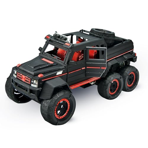 Piececool 3D-Metallpuzzles für Erwachsene, Luxus-Modell-LKW, 6 x 6 Geländewagen, SUV, G63, Fahrzeug-Auto-Modellbausatz zum Bauen für Männer, Hobbys, tolle Geburtstagsgeschenke Piececool 3D-Metallpuzzles für Erwachsene, Luxus-Modell-LKW, 6 x 6 Geländewagen, SUV, G63, Fahrzeug-Auto-Modellbausatz zum Bauen für Männer, Hobbys, tolle Geburtstagsgeschenke von piececool