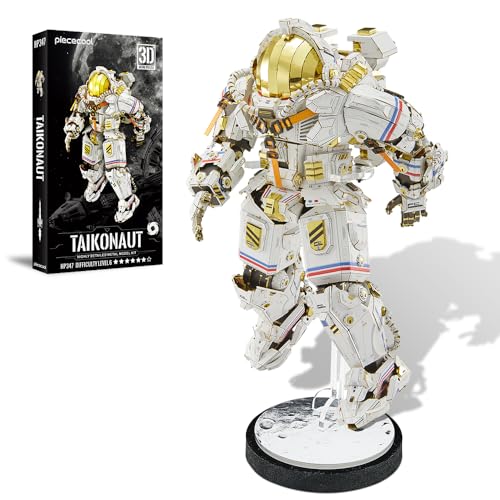 Piececool 3D Puzzle Metall Astromodell Astronaut, 3D Metall Puzzle Weltraummodell für 340 Edelstahl, Große Größe, Geburtstagsgeschenk, Modellbausatz Erwachsene, 515 Teile Piececool 3D Puzzle Metall Astromodell Astronaut, 3D Metall Puzzle Weltraummodell für 340 Edelstahl, Große Größe, Geburtstagsgeschenk, Modellbausatz Erwachsene, 515 Teile von piececool