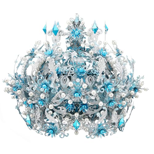 Piececool 3D Puzzle Metall Eiskristallkrone, 3D Metall Puzzle Schmuck, Modell Sammlung für 340 Edelstahl, Geburtstagsgeschenk, Modellbausatz Erwachsene Piececool 3D Puzzle Metall Eiskristallkrone, 3D Metall Puzzle Schmuck, Modell Sammlung für 340 Edelstahl, Geburtstagsgeschenk, Modellbausatz Erwachsene von piececool