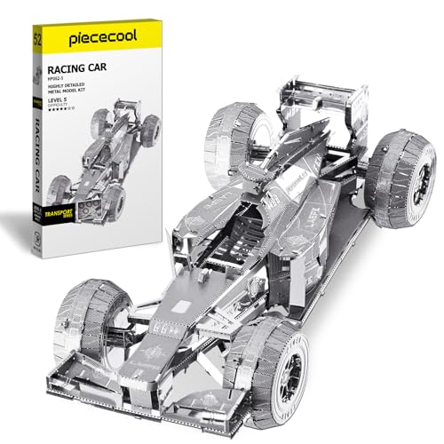 Piececool 3D Puzzle Metall Formel Rennen, 3D Metall Puzzle Automodell für 340 Edelstahl, Ganzes Metal, 1:1 Wiederherstellen Sammlung, Geburtstagsgeschenk, Modellbausatz Erwachsene, 69 Teile Piececool 3D Puzzle Metall Formel Rennen, 3D Metall Puzzle Automodell für 340 Edelstahl, Ganzes Metal, 1:1 Wiederherstellen Sammlung, Geburtstagsgeschenk, Modellbausatz Erwachsene, 69 Teile von piececool