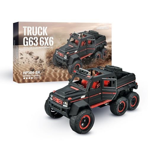 Piececool 3D Puzzle Metall G63, 3D Metal Puzzle Automobil für 340 Edelstahl, Ganzes Metall, 1:1 Wiederherstellen Sammlung, Geburtstagsgeschenk, Modellbausatz Erwachsene, 341 Teile Piececool 3D Puzzle Metall G63, 3D Metal Puzzle Automobil für 340 Edelstahl, Ganzes Metall, 1:1 Wiederherstellen Sammlung, Geburtstagsgeschenk, Modellbausatz Erwachsene, 341 Teile von piececool
