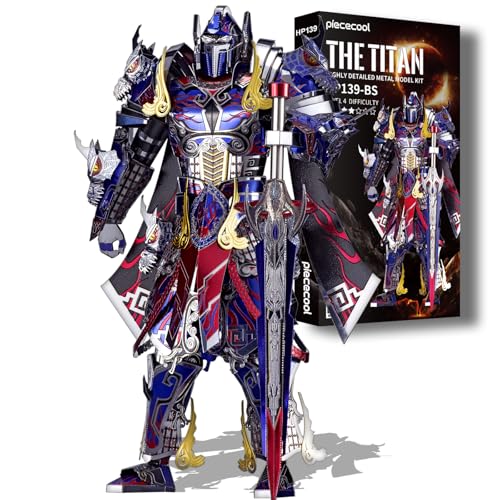 Piececool 3D Puzzle Metall Mecha-Modell Titan, 3D Metall Puzzle Mechkrieger für 340 Edelstahl, Ganzes Metall, 1:1 Wiederherstellen, Geburtstagsgeschenk, Modellbausatz Erwachsene, 157 Teile Piececool 3D Puzzle Metall Mecha-Modell Titan, 3D Metall Puzzle Mechkrieger für 340 Edelstahl, Ganzes Metall, 1:1 Wiederherstellen, Geburtstagsgeschenk, Modellbausatz Erwachsene, 157 Teile von piececool
