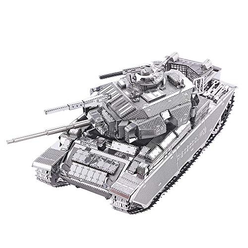 Piececool 3D Puzzle Metall Tankmodell Centurion Main Battle Tank, 3D Metall Puzzle für 340 Edelstahl, Ganzes Metall, 1:1 Wiederherstellen, Geburtstagsgeschenk, Modellbausatz Erwachsene, 172 Teile Piececool 3D Puzzle Metall Tankmodell Centurion Main Battle Tank, 3D Metall Puzzle für 340 Edelstahl, Ganzes Metall, 1:1 Wiederherstellen, Geburtstagsgeschenk, Modellbausatz Erwachsene, 172 Teile von piececool