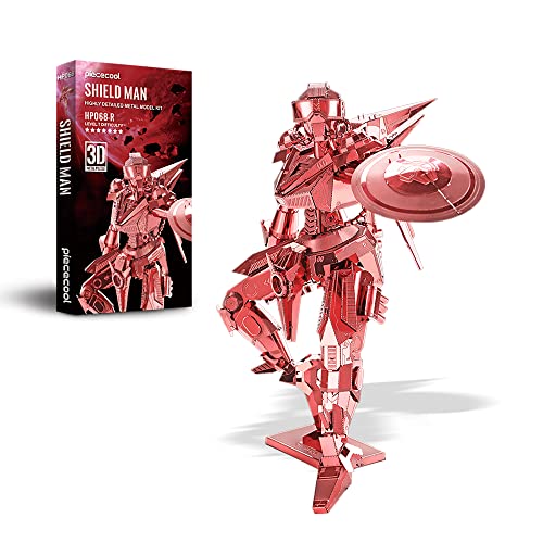 piececool 3D Puzzle Metall Rittermodell Schildritter, 3D Metall Puzzle Mechkrieger für 340 Edelstahl, Ganzes Metall, 1:1 Wiederherstellen, Geburtstagsgeschenk, Modellbausatz Erwachsene, 150 Teile piececool 3D Puzzle Metall Rittermodell Schildritter, 3D Metall Puzzle Mechkrieger für 340 Edelstahl, Ganzes Metall, 1:1 Wiederherstellen, Geburtstagsgeschenk, Modellbausatz Erwachsene, 150 Teile von piececool