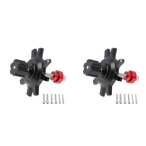 pintoc 2Satz 1,9 2,2-Beadlock- Nabenreifen- und Demontagewerkzeug für 1/10 RC Crawler Car SCX10 TRX4-Teile, Schwarz von pintoc