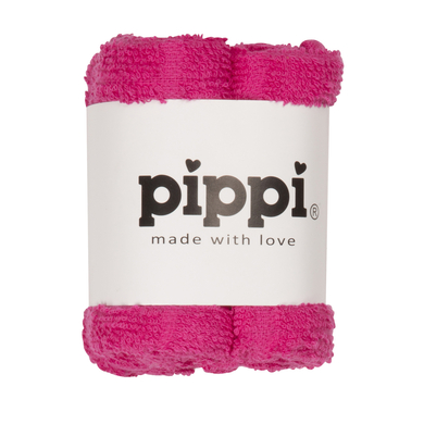 Pippi Waschtücher 4er Pack pink von pippi