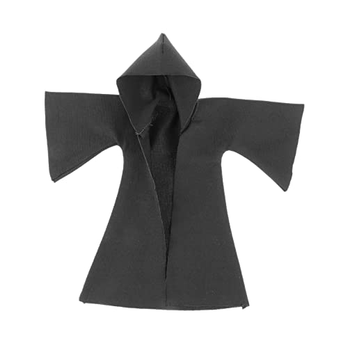 1/12 Scale Hoodie Cloak Long Cape Cosplay Outfit, Retro Action Figure Clothes Soldier Costume for 15.2 cm Male Figures, Black 1/12 Scale Hoodie Cloak Long Cape Cosplay Outfit, Retro Action Figure Clothes Soldier Costume for 15.2 cm Male Figures, Black von pistro