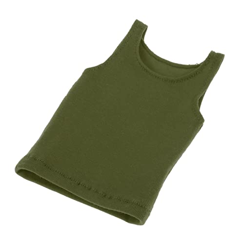 1/6 Maßstab männliche Actionfigur, ärmellose Weste, T-Shirt, handgefertigte Puppenkleidung, Kostüm-Zubehör für 30,5 cm große Soldaten-Figuren, Grün 1/6 Maßstab männliche Actionfigur, ärmellose Weste, T-Shirt, handgefertigte Puppenkleidung, Kostüm-Zubehör für 30,5 cm große Soldaten-Figuren, Grün von pistro