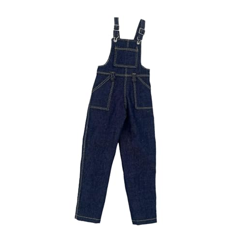 1/6 Maßstab weibliche Figur Denim Overalls Actionfigur Kleidung Zubehör für 30,5 cm Puppen - Blau 1/6 Maßstab weibliche Figur Denim Overalls Actionfigur Kleidung Zubehör für 30,5 cm Puppen - Blau von pistro