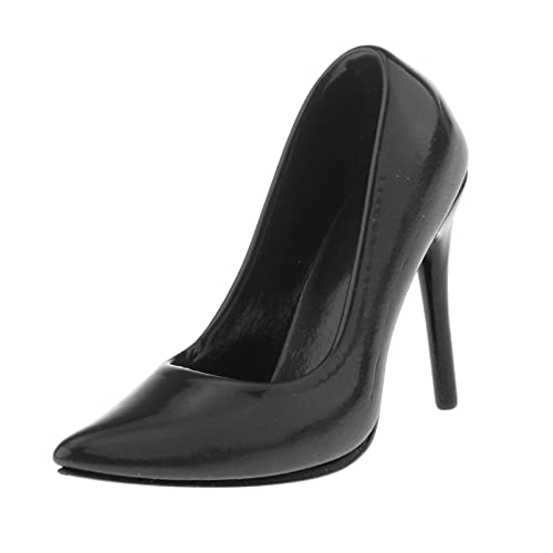 1/6 Scale Classic Pointy Toe High Heels Schuhe für 30,5 cm HT Actionfiguren Mädchen Puppe Zubehör Dress-up Kostüm Schwarz 1/6 Scale Classic Pointy Toe High Heels Schuhe für 30,5 cm HT Actionfiguren Mädchen Puppe Zubehör Dress-up Kostüm Schwarz von pistro
