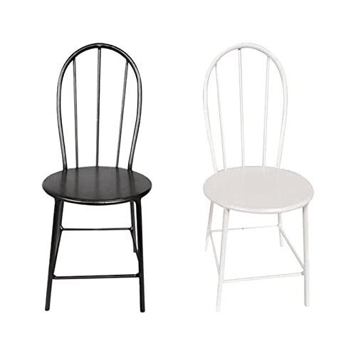 1/6 Scale Dollhouse Miniature Metal Dining Chair Set of 2, Iron Model Furniture Accessory with Exquisite Workmanship for Doll House Display 1/6 Scale Dollhouse Miniature Metal Dining Chair Set of 2, Iron Model Furniture Accessory with Exquisite Workmanship for Doll House Display von pistro