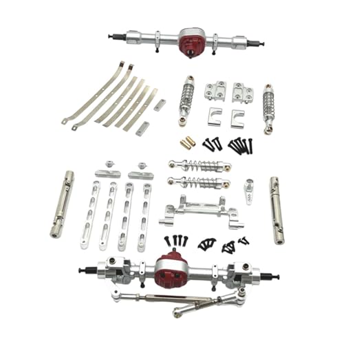1 Satz Front- und Heckmontage Metall Chassis Upgrade Teile für MN82S 82Pro 1/12 Maßstab RC Auto - Silber 1 Satz Front- und Heckmontage Metall Chassis Upgrade Teile für MN82S 82Pro 1/12 Maßstab RC Auto - Silber von pistro