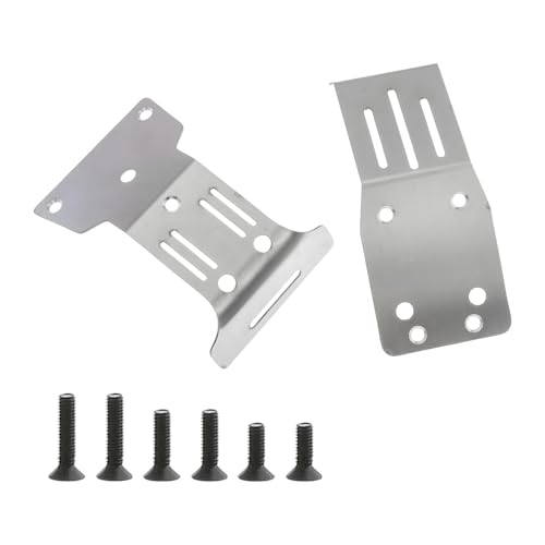 1:10 Scale Stainless Steel Skid Plate Protector Guard Plate Replacement Parts for RC Car von pistro