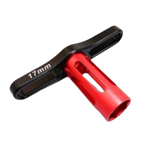 17 mm RC Radmutternschlüssel Sechskantmuttern Installationswerkzeug Tragbarer Metallschlüssel für 1/8 Maßstab Modell Spielzeug Autos LKW von pistro