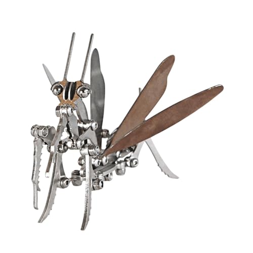 3D Metall Puzzle Betende Mantis Modell Einstellbare Edelstahl Ornament für Home Office Decor von pistro