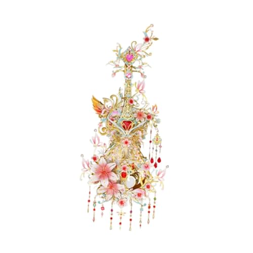 3D Metall Puzzle Set Cellomodell Schreibtisch Geschenk für Männer Frauen Handgefertigte Elegante Dekorative Spieluhr Gebäude von pistro